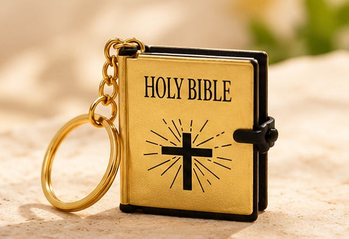 Mini Biblia llavero